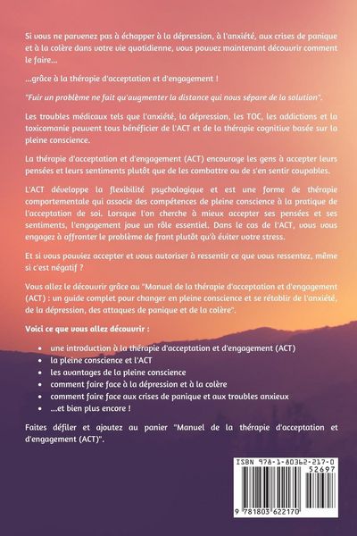 Produktbild: Manuel De Th&eacute;rapie D'acceptation Et D'engagement (act)