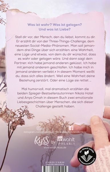 Produktbild: Because It's True − Tausend Gefühle und ein einziger Kuss