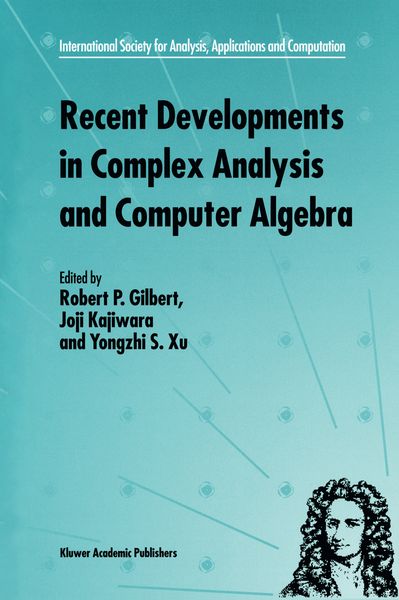 Produktbild: Recent Developments in Complex Analysis and Computer Algebra