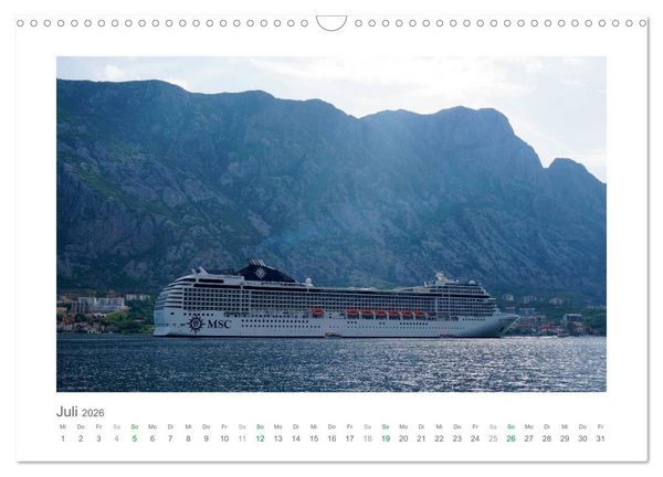 Produktbild: Traumhaftes Montenegro - Entdecken Sie die Perle der Adria im S&uuml;den Europas (Wandkalender 2026 DIN A3 quer), CALVENDO Monatskalender