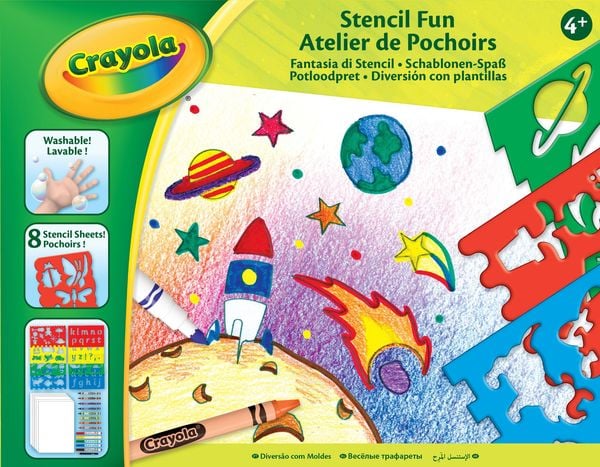 Crayola Kreativ-Sets Schablonen-Spaß