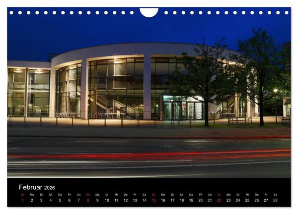 Produktbild: Oldenburg bei Nacht (Wandkalender 2026 DIN A4 quer), CALVENDO Monatskalender