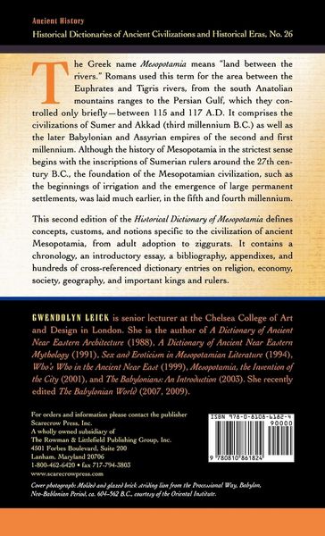 Produktbild: Historical Dictionary of Mesopotamia