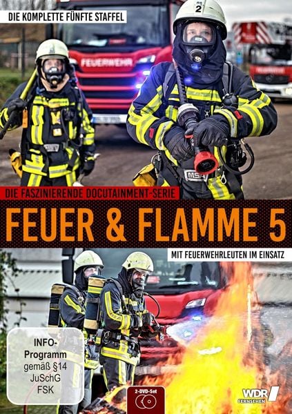Produktbild: Feuer und Flamme - Mit Feuerwehrm&auml;nnern im Einsatz - Staffel 5 [2 DVDs]