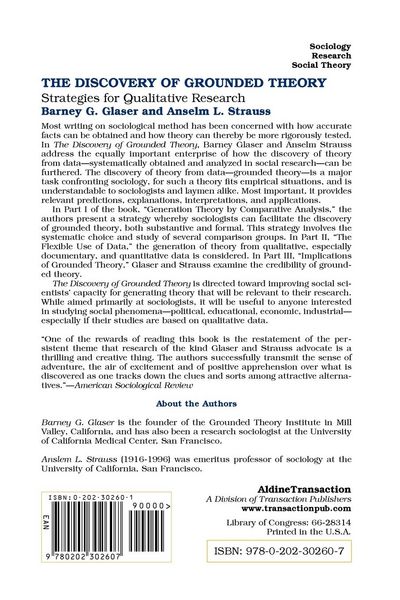 Produktbild: Discovery of Grounded Theory