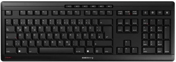 CHERRY JK-8550DE-2 Kabellos Tastatur Deutsch, QWERTZ Schwarz
