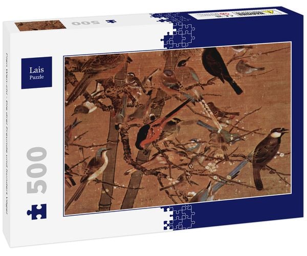 Lais Puzzle Pien Wen-chi - Die drei Freunde und hundert Vögel 500 Teile