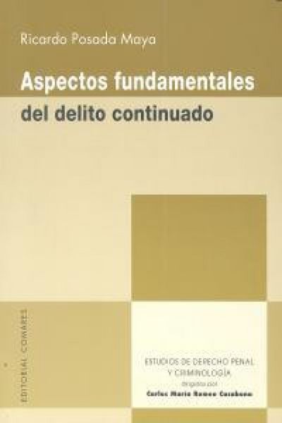 Produktbild: Aspectos fundamentales del delito continuado