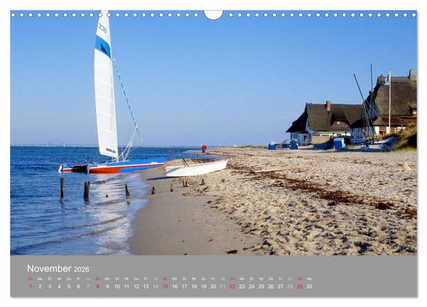 Produktbild: Blick auf die Nord-und Ostsee (Wandkalender 2026 DIN A3 quer), CALVENDO Monatskalender