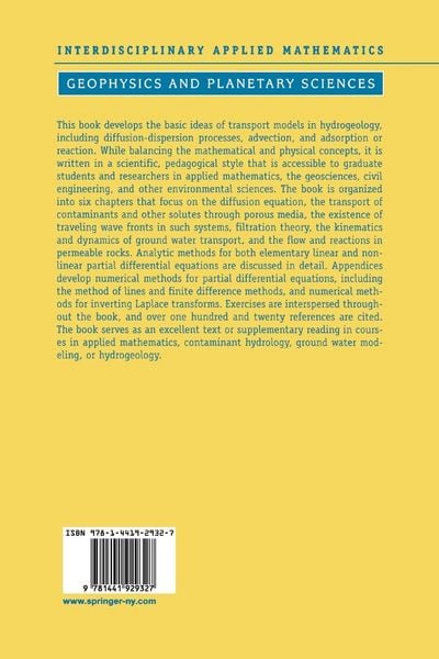Produktbild: Transport Modeling in Hydrogeochemical Systems