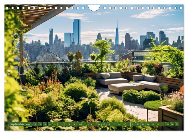 Produktbild: Nature Feeling - Urban Jungle (Wall Calendar 2026 DIN A4 landscape), CALVENDO 12 Month Wall Calendar