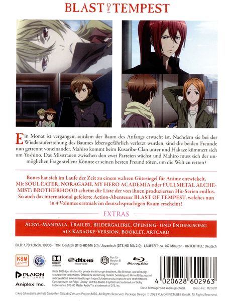 Produktbild: Blast of Tempest: Vol. 3 (Ep. 13-18)