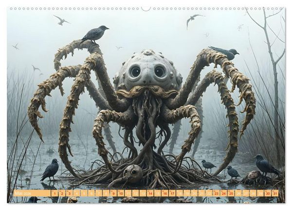 Produktbild: Unerkl&auml;rlich (hochwertiger Premium Wandkalender 2026 DIN A2 quer), Kunstdruck in Hochglanz