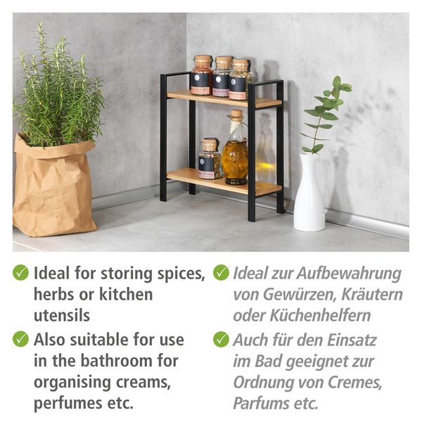 Produktbild: K&uuml;chenregal Mod. Lou, 2 Etagen, 2 Etagen