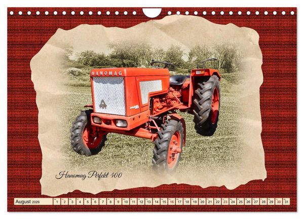 Produktbild: Hanomag Schlepper (Wandkalender 2026 DIN A4 quer), CALVENDO Monatskalender
