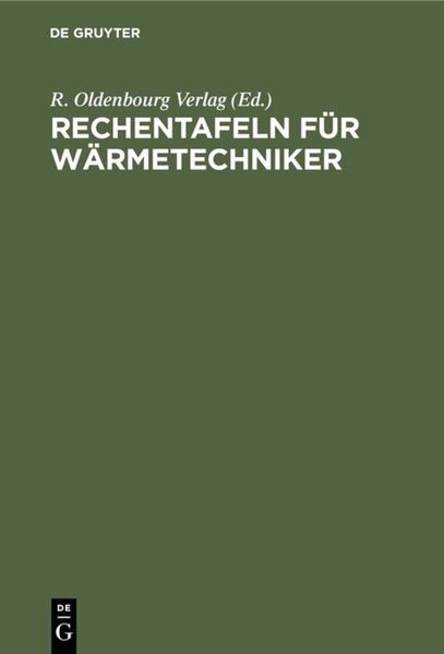Produktbild: Rechentafeln f&uuml;r W&auml;rmetechniker
