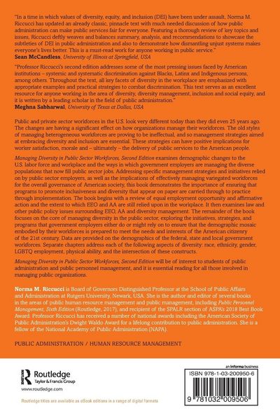 Produktbild: Managing Diversity In Public Sector Workforces