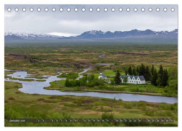 Produktbild: Dream destinations around the world (Desk Calendar 2026 DIN A5 landscape), CALVENDO 12 Month DeskCalendar