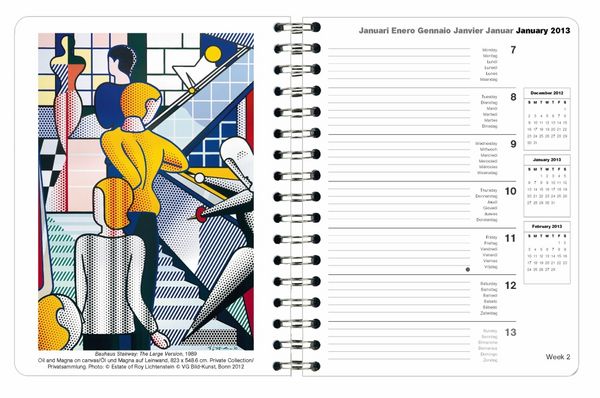 Produktbild: Roy Lichtenstein, Buchkalender 2013