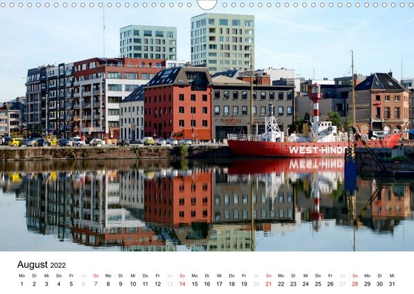 Produktbild: Antwerpen, die fl&auml;mische Hafenstadt (Wandkalender 2022 DIN A3 quer)