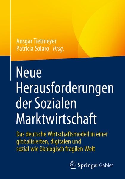 Produktbild: Neue Herausforderungen der Sozialen Marktwirtschaft