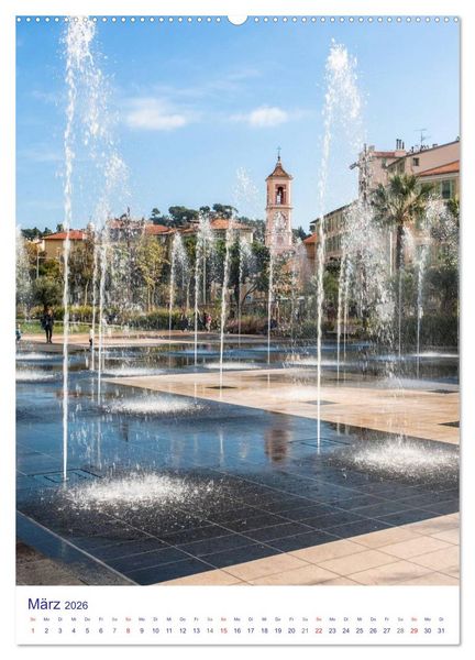 Produktbild: Nizza &ndash; Cote d'Azur 2026 (Wandkalender 2026 DIN A2 hoch), CALVENDO Monatskalender