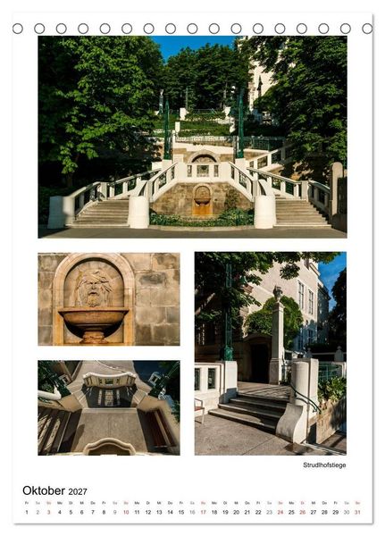 Produktbild: Verborgen in Wien (Tischkalender 2027 DIN A5 hoch), CALVENDO Monatskalender