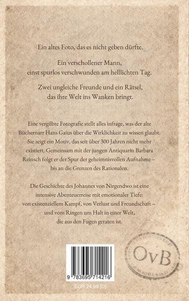 Produktbild: 318 Jahre - oder: Die Geschichte des Johannes von Nirgendwo