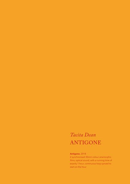 Produktbild: Tacita Dean. Antigone
