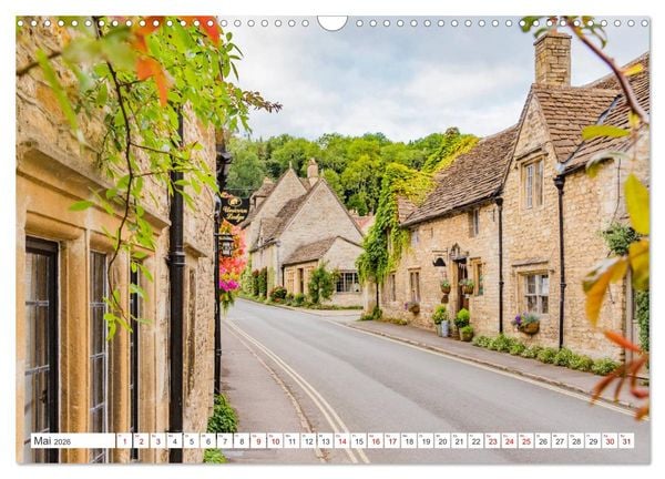 Produktbild: Die englischen Cotswolds (Wandkalender 2026 DIN A3 quer), CALVENDO Monatskalender