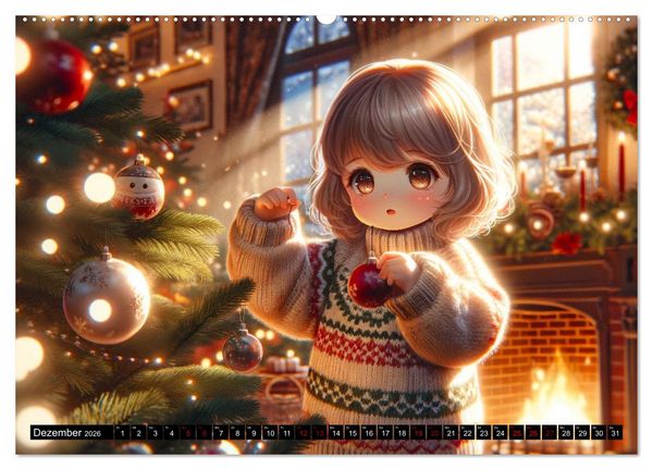Produktbild: Anime Seasons: Ein Kalender voller lebendiger Manga-Szenen (hochwertiger Premium Wandkalender 2026 DIN A2 quer), Kunstdruck in Hochglanz