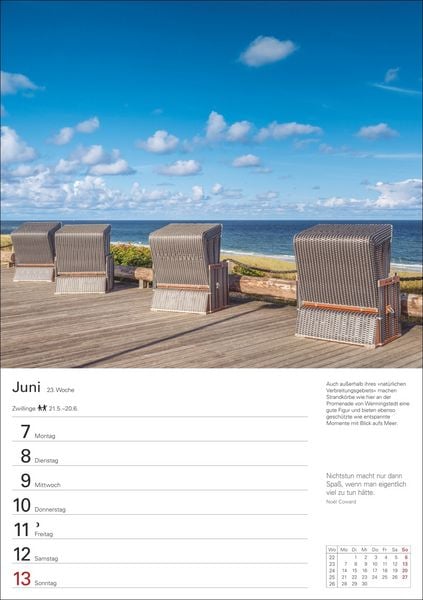 Produktbild: Sylt Wochenplaner 2027 - Eine Reise in 53 Bildern