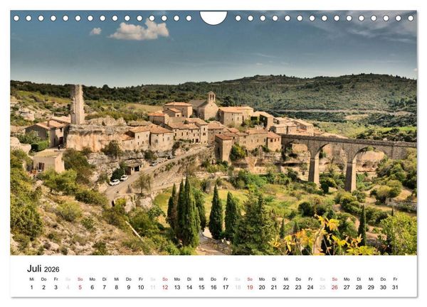 Produktbild: Languedoc-Roussillon - unter der Sonne des Midi (Wandkalender 2026 DIN A4 quer), CALVENDO Monatskalender