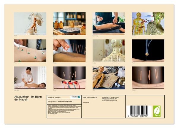 Produktbild: Akupunktur - Im Bann der Nadeln (Wandkalender 2026 DIN A4 quer), CALVENDO Monatskalender
