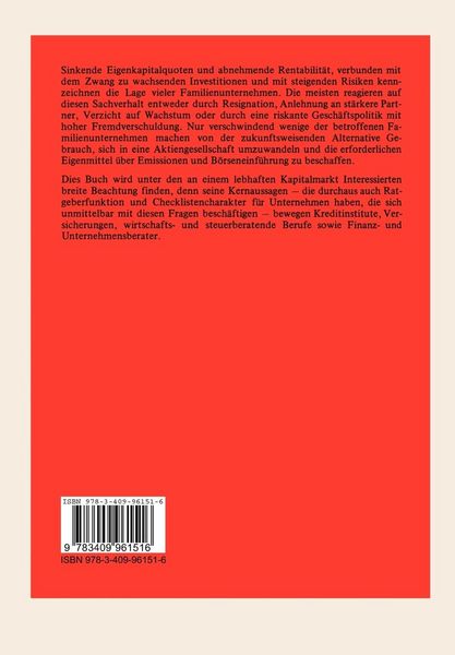 Produktbild: Familienunternehmen und B&ouml;rse