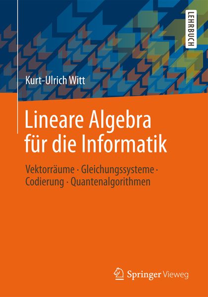 Produktbild: Lineare Algebra f&uuml;r die Informatik