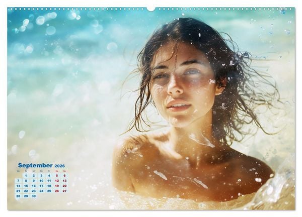 Produktbild: Entspannen am Strand (hochwertiger Premium Wandkalender 2026 DIN A2 quer), Kunstdruck in Hochglanz