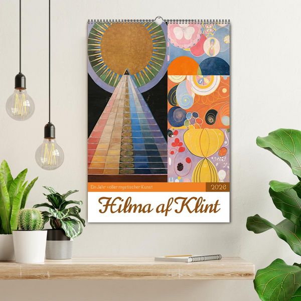Produktbild: Hilma af Klint - Ein Jahr voller mystischer Kunst (Wandkalender 2026 DIN A2 hoch), CALVENDO Monatskalender
