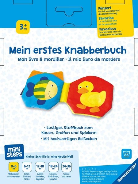 Produktbild: Ministeps: Mein erstes Knabberbuch 3+m