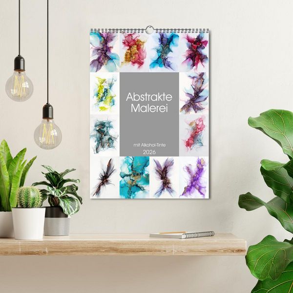 Produktbild: Abstrake Malerei (Wandkalender 2026 DIN A3 hoch), CALVENDO Monatskalender
