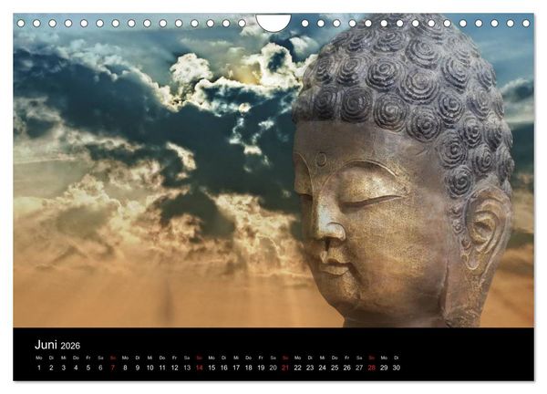 Produktbild: All U Buddhas (Wandkalender 2026 DIN A4 quer), CALVENDO Monatskalender