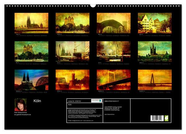 Produktbild: K&ouml;ln (Wandkalender 2026 DIN A2 quer), CALVENDO Monatskalender