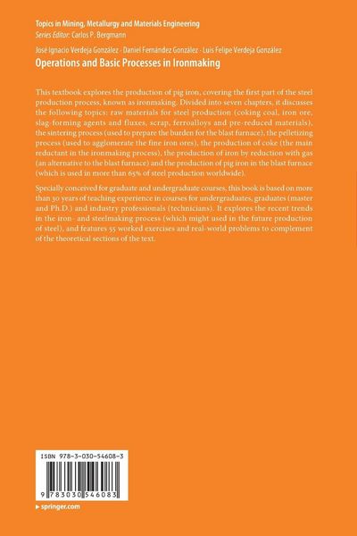 Produktbild: Operations and Basic Processes in Ironmaking