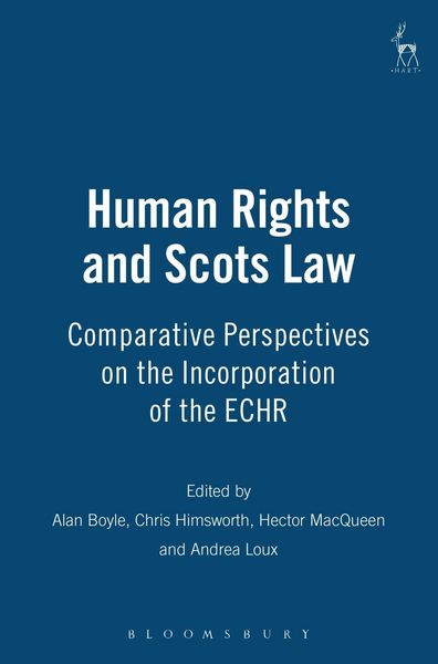 Produktbild: Human Rights and Scots Law