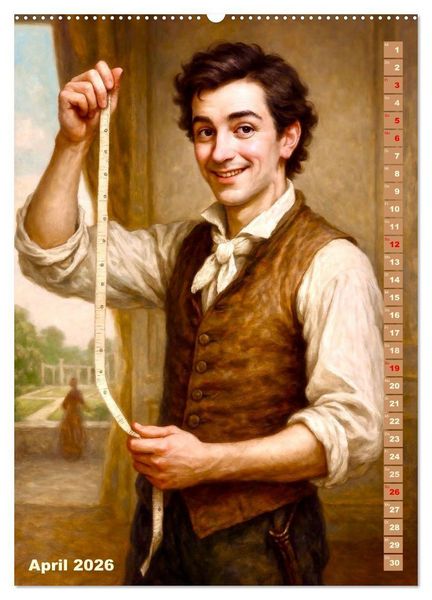 Produktbild: Wolfgang Amadeus Mozart. Sein Leben, seine Werke (Wandkalender 2026 DIN A2 hoch), CALVENDO Monatskalender