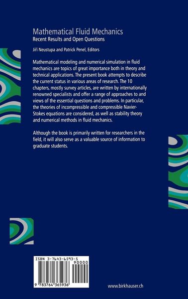 Produktbild: Mathematical Fluid Mechanics