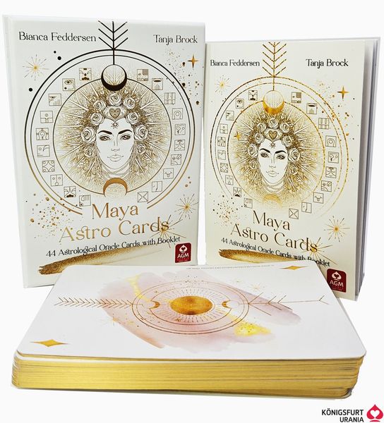 Produktbild: Maya Astro Cards: 44 astrological oracle cards with booklet