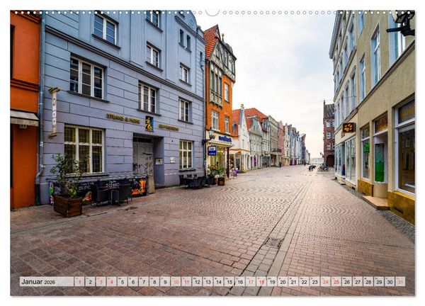 Produktbild: Wismar Impressionen (hochwertiger Premium Wandkalender 2026 DIN A2 quer), Kunstdruck in Hochglanz