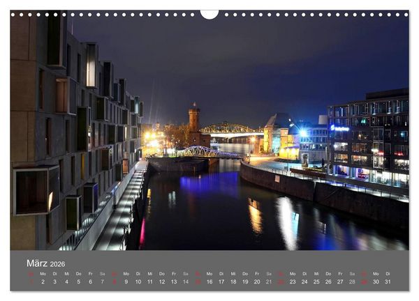Produktbild: K&Ouml;LN BEI NACHT (Wandkalender 2026 DIN A3 quer), CALVENDO Monatskalender
