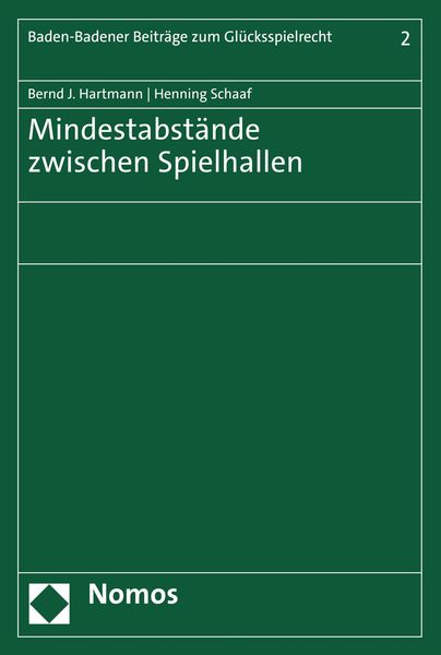 Produktbild: Mindestabst&auml;nde zwischen Spielhallen